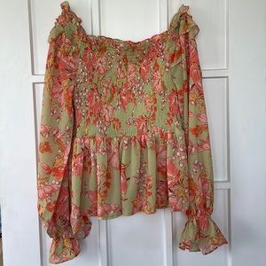 With All My Heart Floral Top from Perfectly Percilla Boutique Size 2X